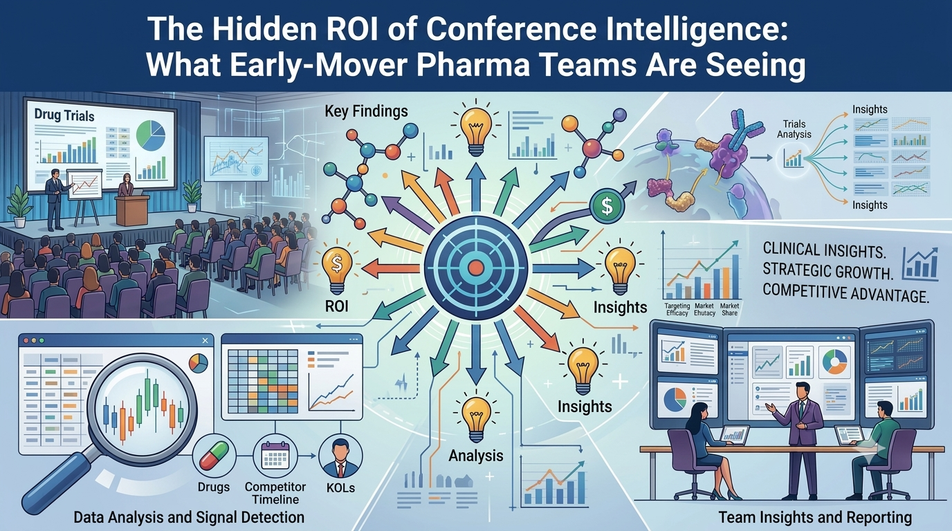 The Hidden ROI of Conference Intelligence: What Early-Mover Pharma Teams Are Seeing